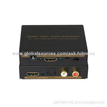 MHL to HDMI 4k, support with 2CH 5.1CH audio out